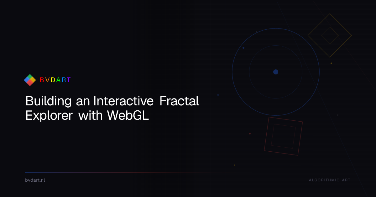 Building an Interactive Fractal Explorer with WebGL — BVDART